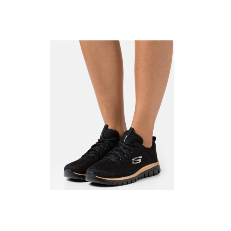 Zapatillas Mujer Skechers Graceful-Get 12615 BKGD 