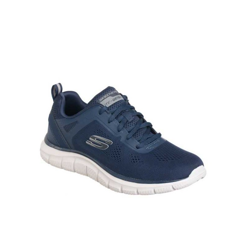 Zapatillas para caminar Hombre Skechers Track Broader Azul-232698/NVY